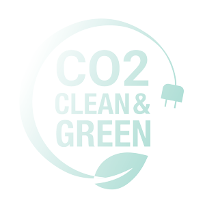 CO2 clean&green icon